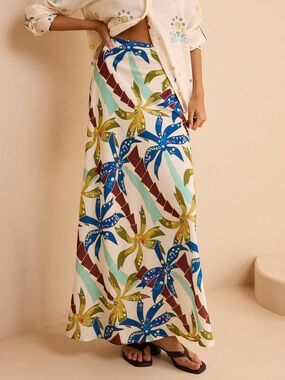 NWT Never Fully Dressed Palm Dorris Skirt